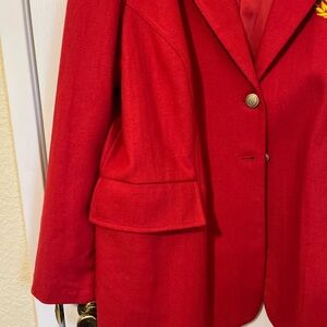 J.G. Hook Chic Red Women's Blazer